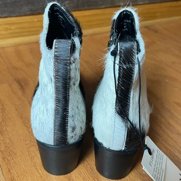 Myra Neotron Hairon Leather Heeled Boots New! Retail $111 Size 9