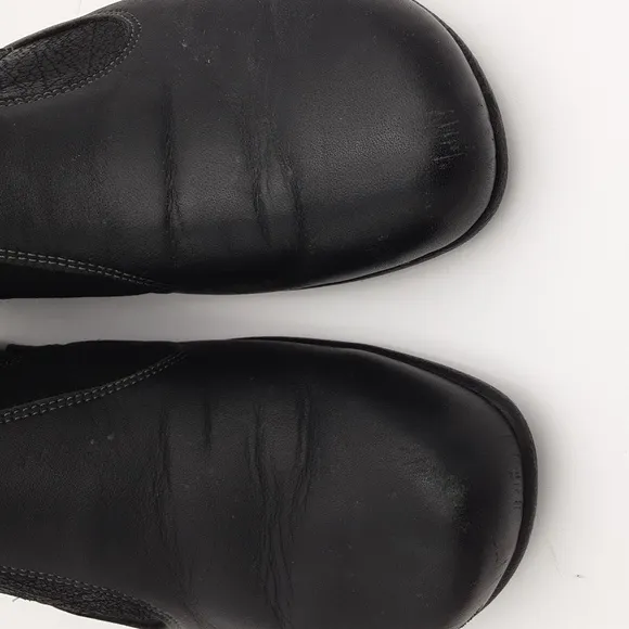 Naot Konini Leather Black Ankle Bootie 39 Pull On Casual Office Y2k Comfort