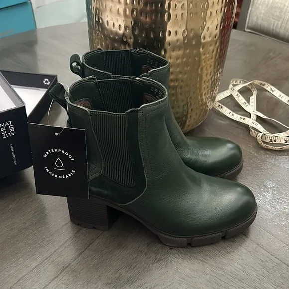 Naturalizer Pine Needle Waterproof Mindy Leather Bootie