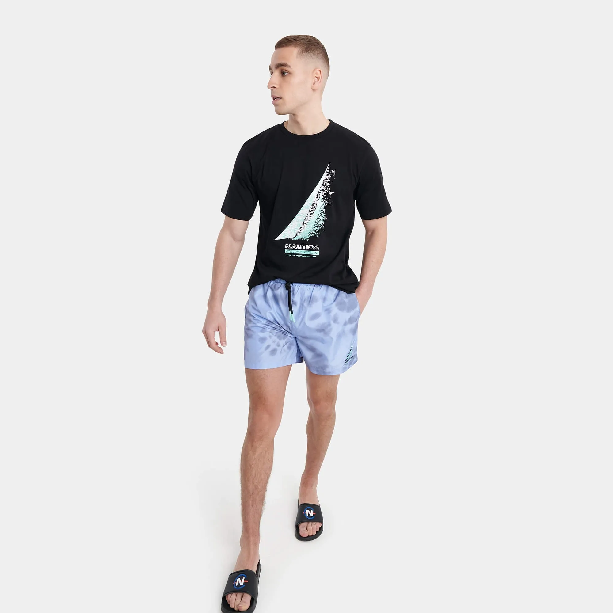 Nautica Hawfish 4'' Swim Short Lilac