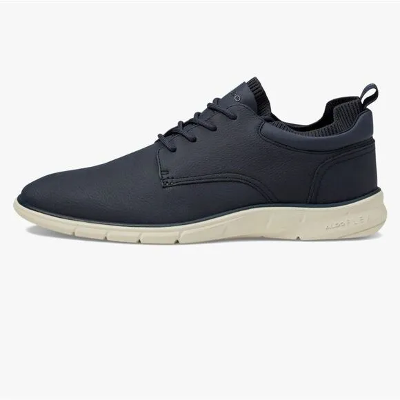 NEW 7.5 ALDO NAVY BLUE NUBUCK ZERO GRAND STYLE WALBI FLEX CASUAL SHOES 7 1/2