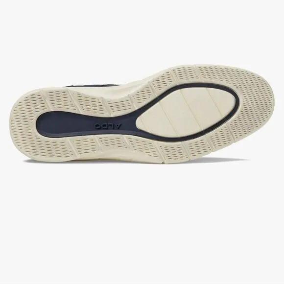 NEW 7.5 ALDO NAVY BLUE NUBUCK ZERO GRAND STYLE WALBI FLEX CASUAL SHOES 7 1/2