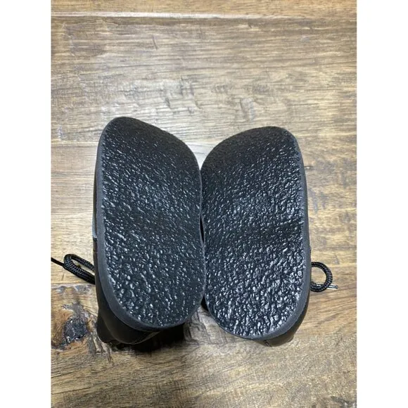 NEW Adelisa &amp; Co Black Paseo Boots sz 19 (4 infant)
