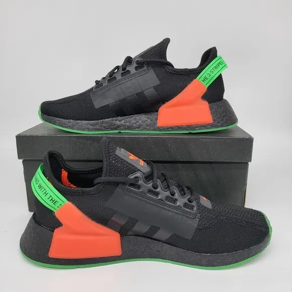New Adidas NMD_R1 V2 'Glow In The Dark' Men's Running Shoes Size 9.5