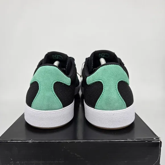 New adidas Nora 'Black Court Green' Men's Suede Shoes Size 9.5