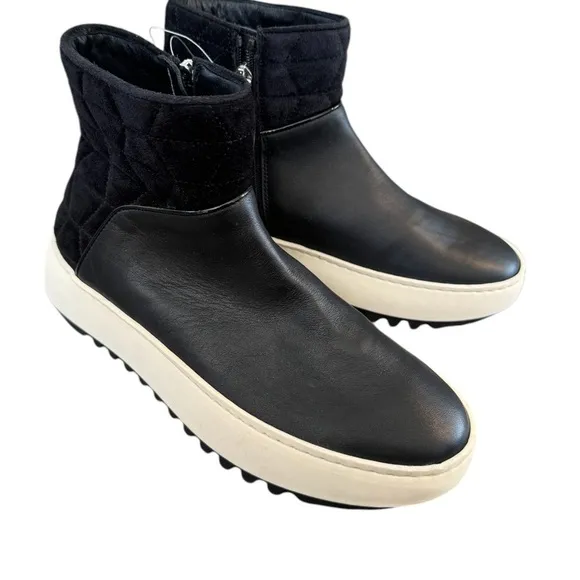 New! AQUATALIA Alayna Leather &amp; Suede Ankle Boots