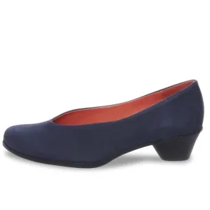 NEW ARCHE Cynoa Pumps Ballerina Almond Toe Slip-On Cushioned Blue Size 9.5