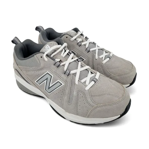 New Balance 608v5 Men’s 9.5 Extra Wide Athletic Dad Shoes Gray Training Sneakers