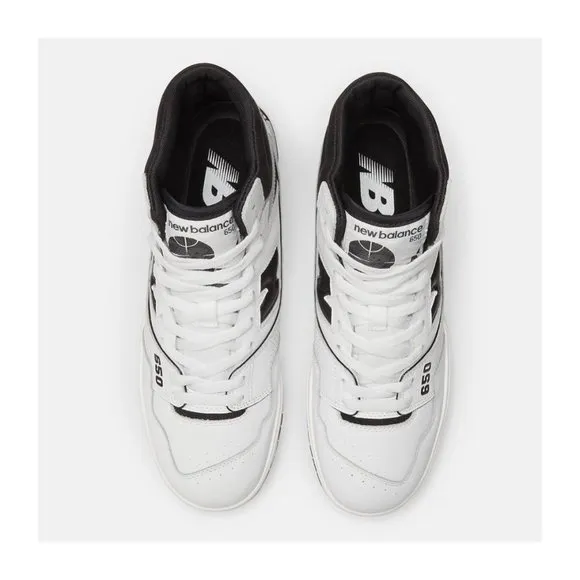 New Balance 650R Hi Mens Casual Sneaker Shoes White Black BB650RCE NEW Multi Sz