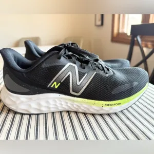 NEW BALANCE FRESH FOAM ARISHI v4 LIGHTWEIGHT RUNNING SHOES BLACK MENS 10