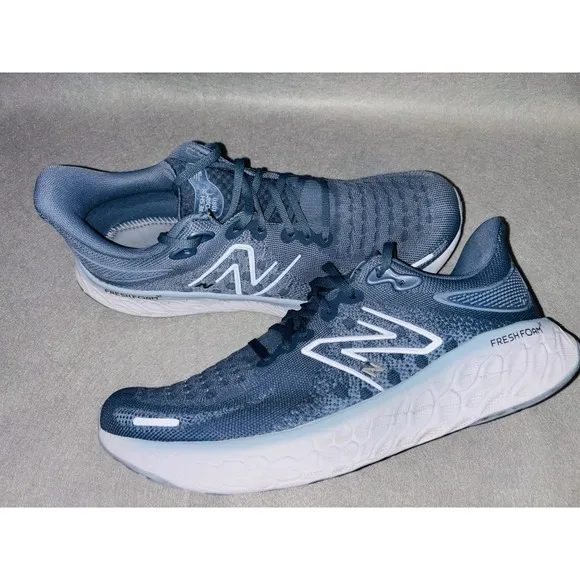 New Balance Men's 12.5 Fresh Foam X1080 v12 Low Light Slate Running Shoes Active