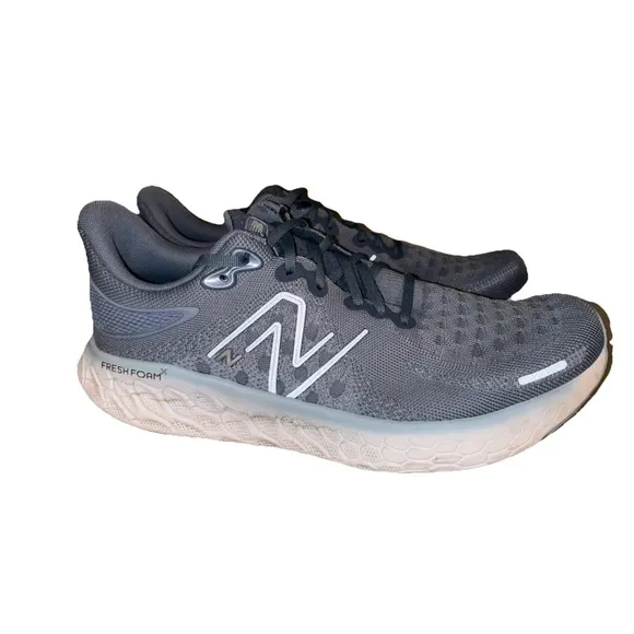 New Balance Men's 12.5 Fresh Foam X1080 v12 Low Light Slate Running Shoes Active