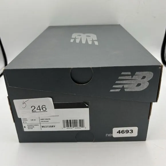 NEW BALANCE MEN'S 515  WL515GRY B WIDTH RUNNING SNEAKERS SZ 6.5/9 Womens