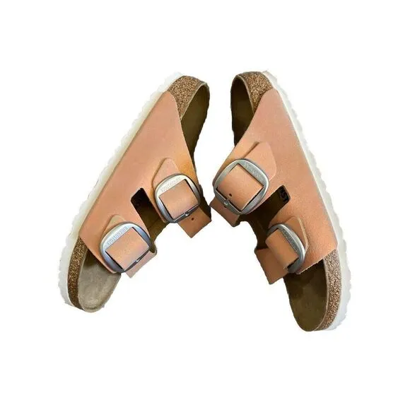 New Birkenstock Unisex Arizona Suede Sea Copper Sandals 9W / 7M US  40