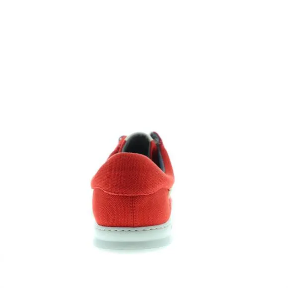 NEW CAMPER men's runner four canvas low top euro sneakers shoes in pepa chili/ru