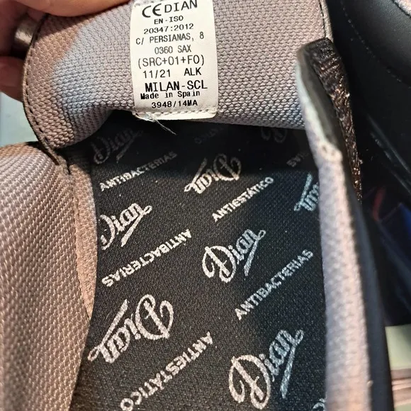 NEW DIAN MILAN SZ6 Women UNISEX WORK SHOE CE certified in ISO 20347
