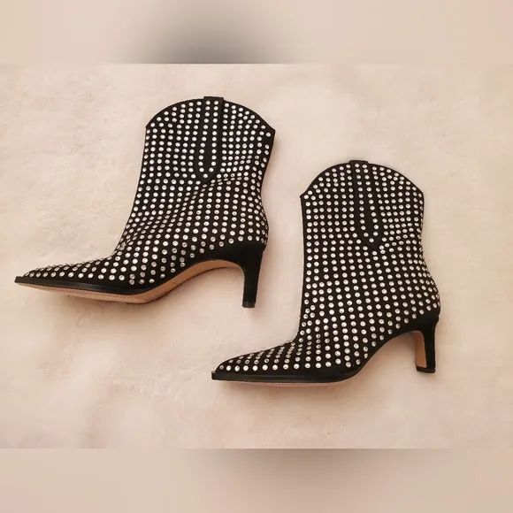 New Dolce Vita Anzel Crystal Studded Booties Size 7