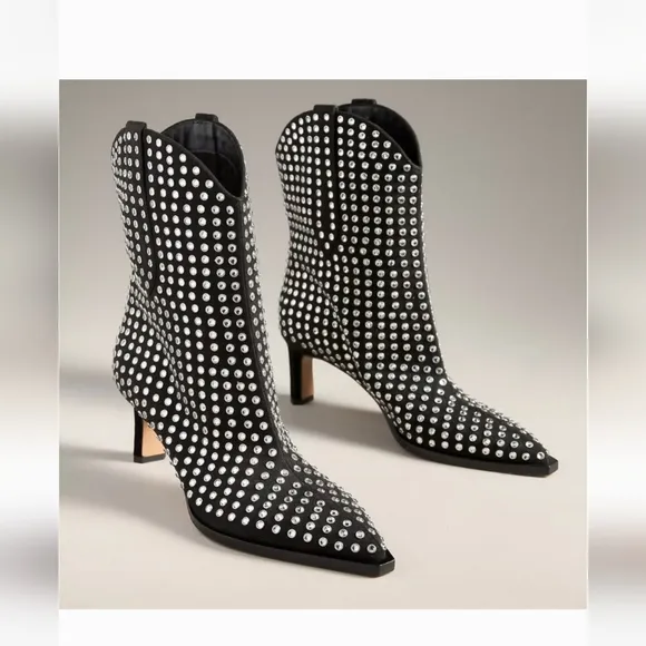 New Dolce Vita Anzel Crystal Studded Booties Size 7