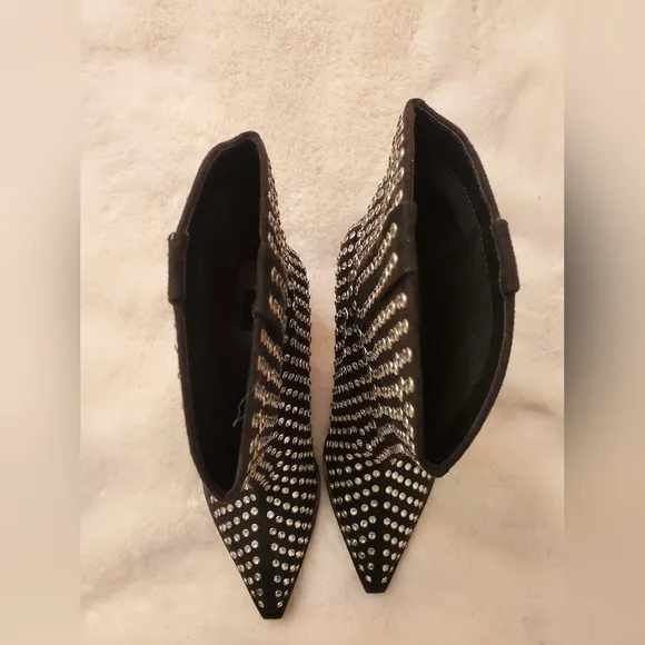 New Dolce Vita Anzel Crystal Studded Booties Size 7