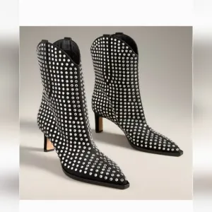 New Dolce Vita Anzel Crystal Studded Booties Size 7