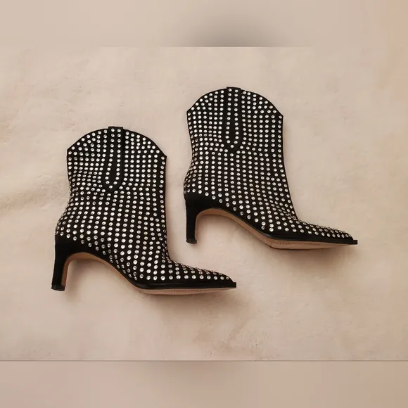 New Dolce Vita Anzel Crystal Studded Booties Size 7