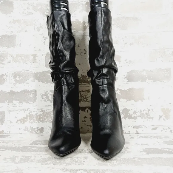 NEW DV Dolce Vita Women's Wandah Black Slouch Dress Boots C1031