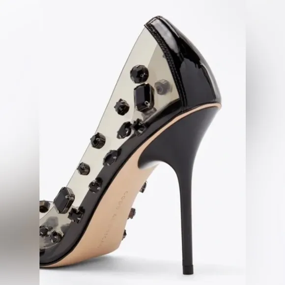 New Good American Diamonds Forever Heels