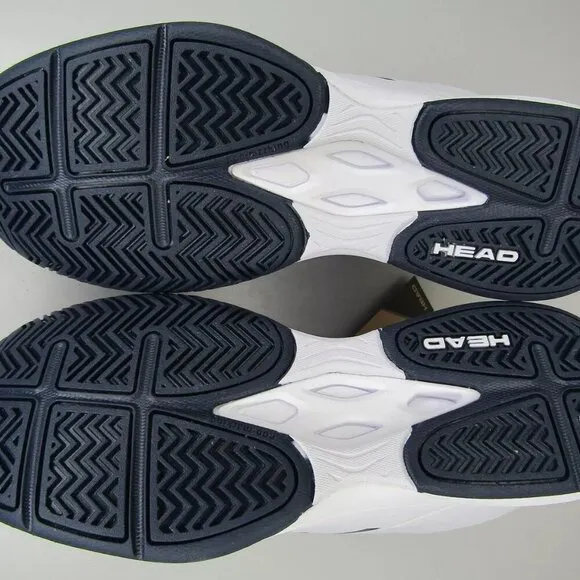 NEW HEAD Mens Revolt Court Athletic Sneakers Tennis Shoes White Blue Size 10