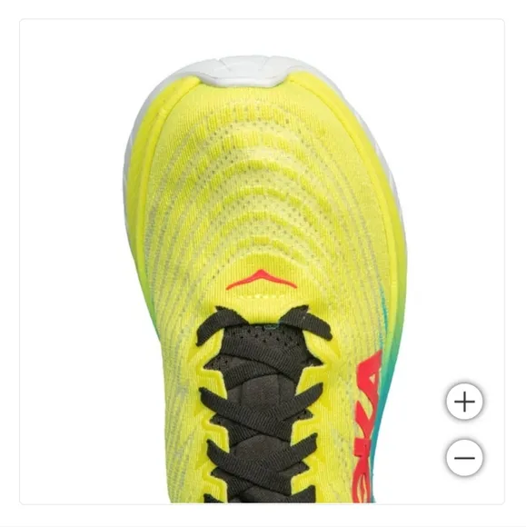 NEW Hoka Men's Mach 5 Shoes Sneaker Lightweight Lace-up Yellow Primrose 12.5 NIB