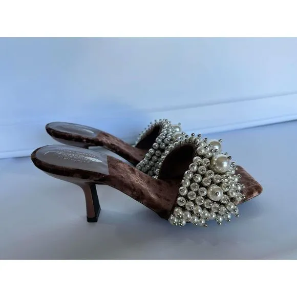 New Jeffrey Campbell Portia Pearl Heels Size 7.5