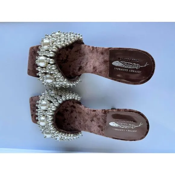 New Jeffrey Campbell Portia Pearl Heels Size 7.5