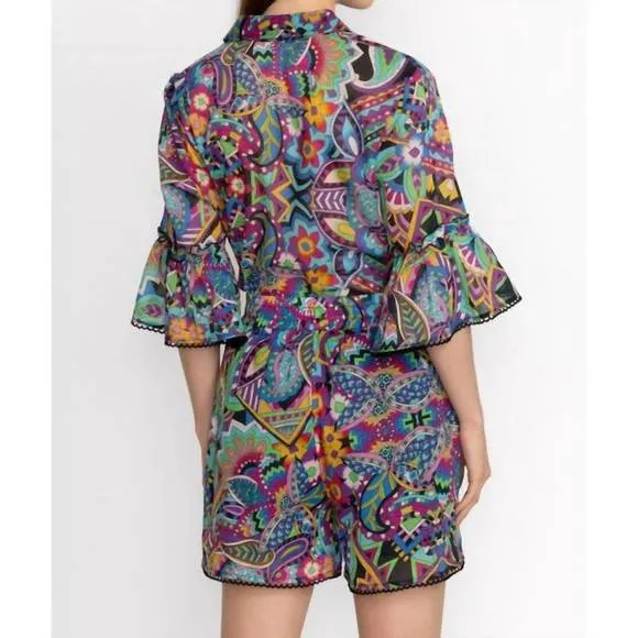 NEW JOHNNY WAS demarne pull on short in multi