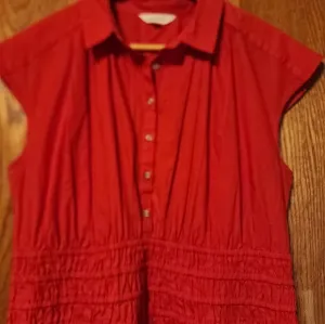 New Lucky Brand Capped Sleeve Midi Dress (L) - Breezy Cotton Comfort!