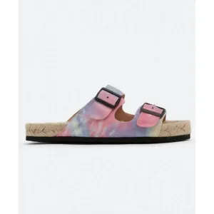 NEW MANEBI nordic sandals in multi tie dye