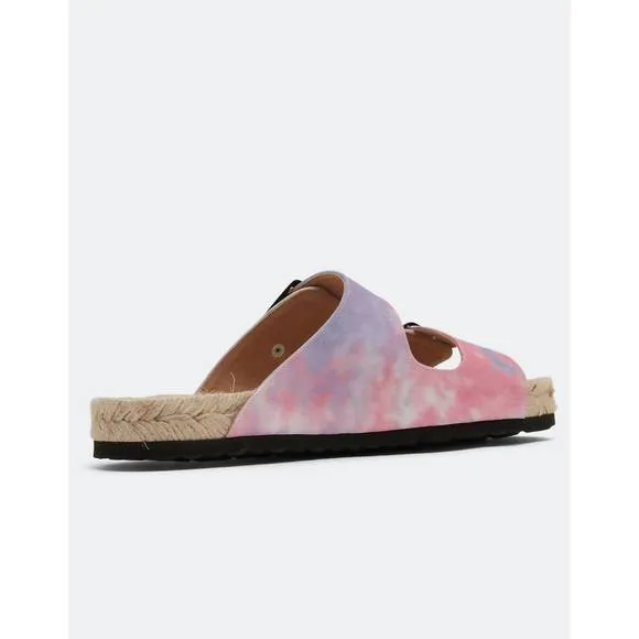 NEW MANEBI nordic sandals in multi tie dye