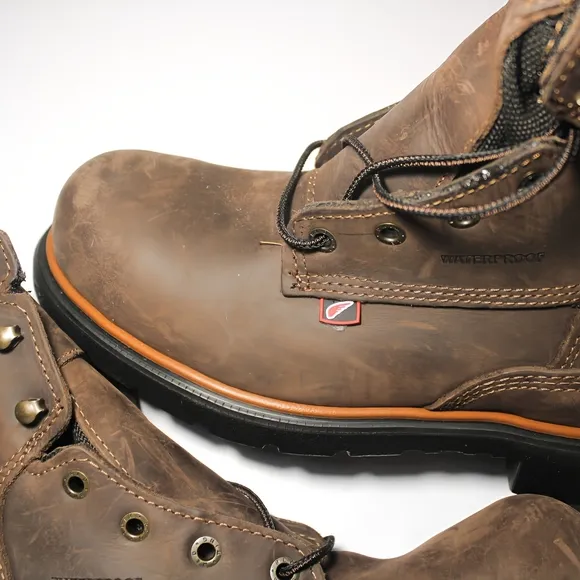 New Men Sz 7-9 Red Wing 4442 DynaForce Steel Toe EH WP Insulated Made in the USA