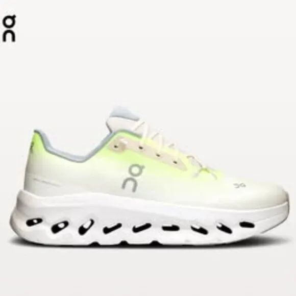 NEW MEN'S ON CLOUDTILT RUNNING SHOES - Lime/Ivory - Size 10MSRP:$160.00