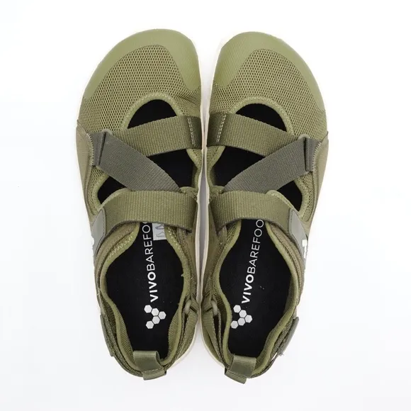 NEW Men's VivoBarefoot Tracker Barefoot Hiking Sandals Men's 309511-04 Olive