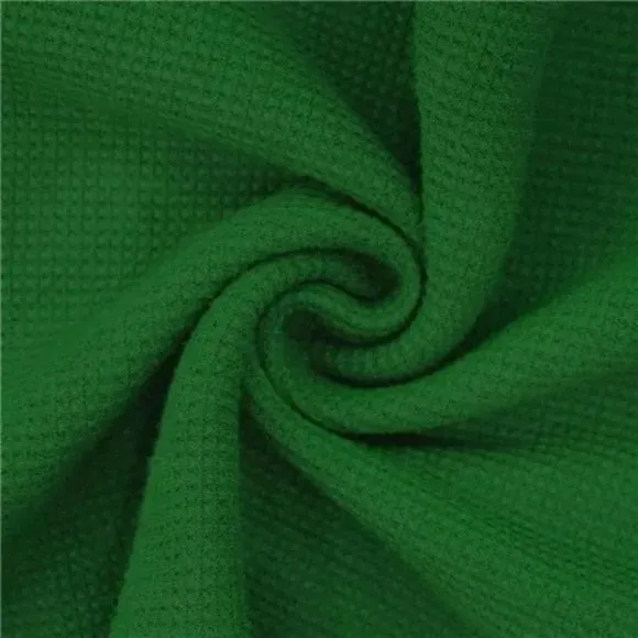 New 𝅺Mens Waffle Knit Polo Shirts Short Sleeve Green
