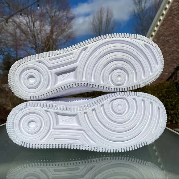 New Nike Air Force 1 Shadow Sneaker Platform Women's Shoes in White