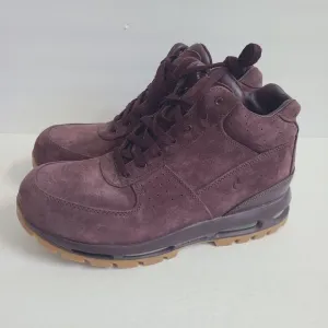 NEW Nike Air Max Goadome Suede Boots 865031-602 Size 12 Burgundy