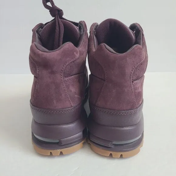 NEW Nike Air Max Goadome Suede Boots 865031-602 Size 12 Burgundy
