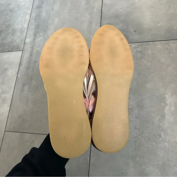 NEW Nisolo huarache tan multi leather slip on sandals 7