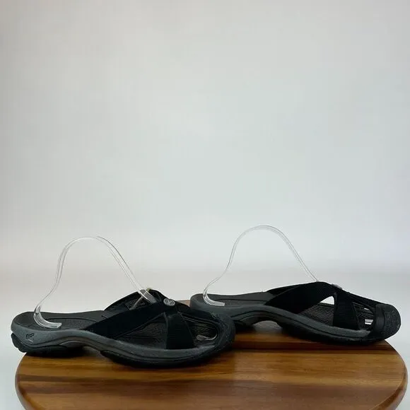 New NWT Womens Keen Bali Black Slip On‎ Comfort Hiking Shoes Sandals Size 9 M