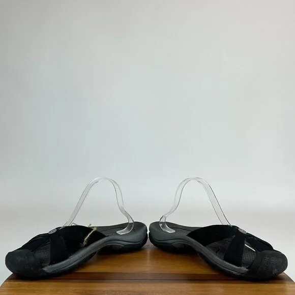 New NWT Womens Keen Bali Black Slip On‎ Comfort Hiking Shoes Sandals Size 9 M