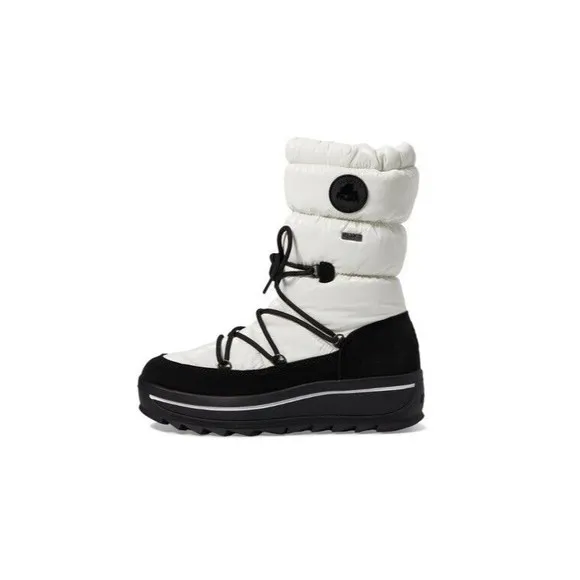 New Pajar CANADA Women Taya High Boot White Insulated Eu 36 Us 5.5 Leather / Nyl