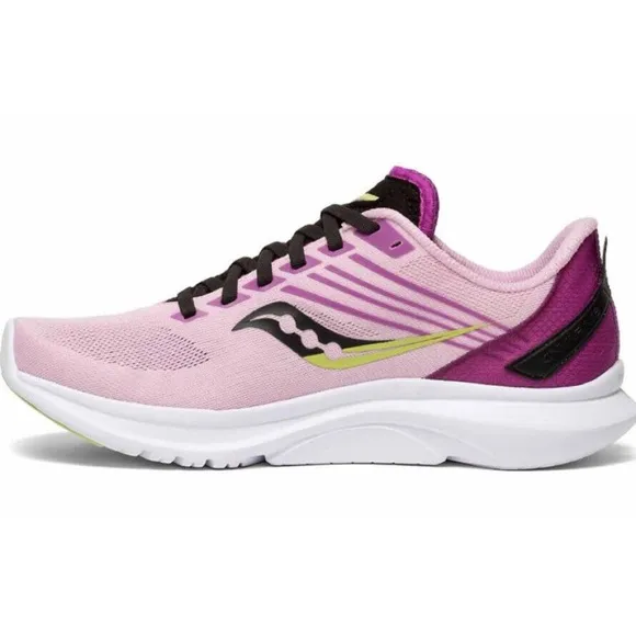 New SAUCONY Kinvara 12 Women's Size 10 Running Shoes Fairytale/Razzle S10619-30