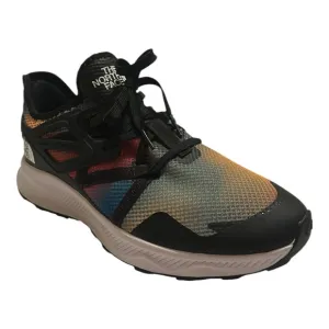 New! The North Face Super Sonic Blue Color Gradient Print Tnf Black Running Shoe