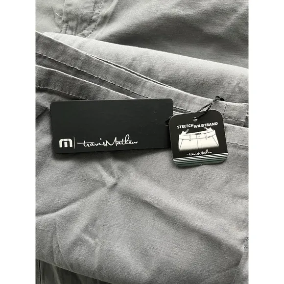 NEW Travis Mathew Pants Mens 32 x 32 The Trifecta Gray ‎ Castlerock Lightweight