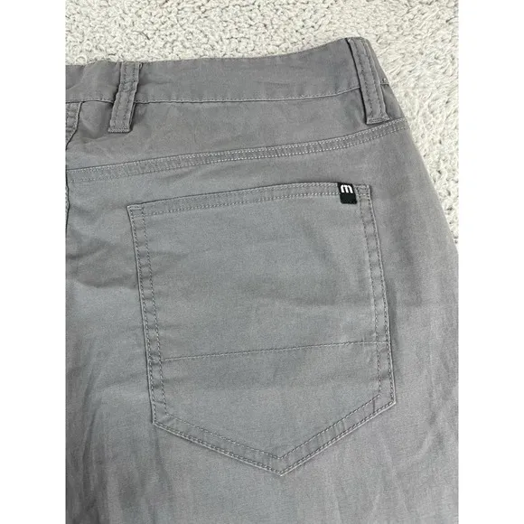 NEW Travis Mathew Pants Mens 32 x 32 The Trifecta Gray ‎ Castlerock Lightweight